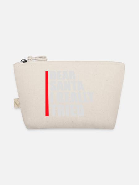 Cher Père Noël, j’ai vraiment essayé l’humour de Noël drôle - Trousse biologique - nature - Devant