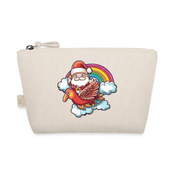 Truthan Santa Claus Christmas - Organic Pouch - nature - Front