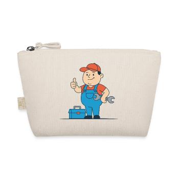 Chemise à motif de breloques artisanales - Trousse biologique - nature - Devant