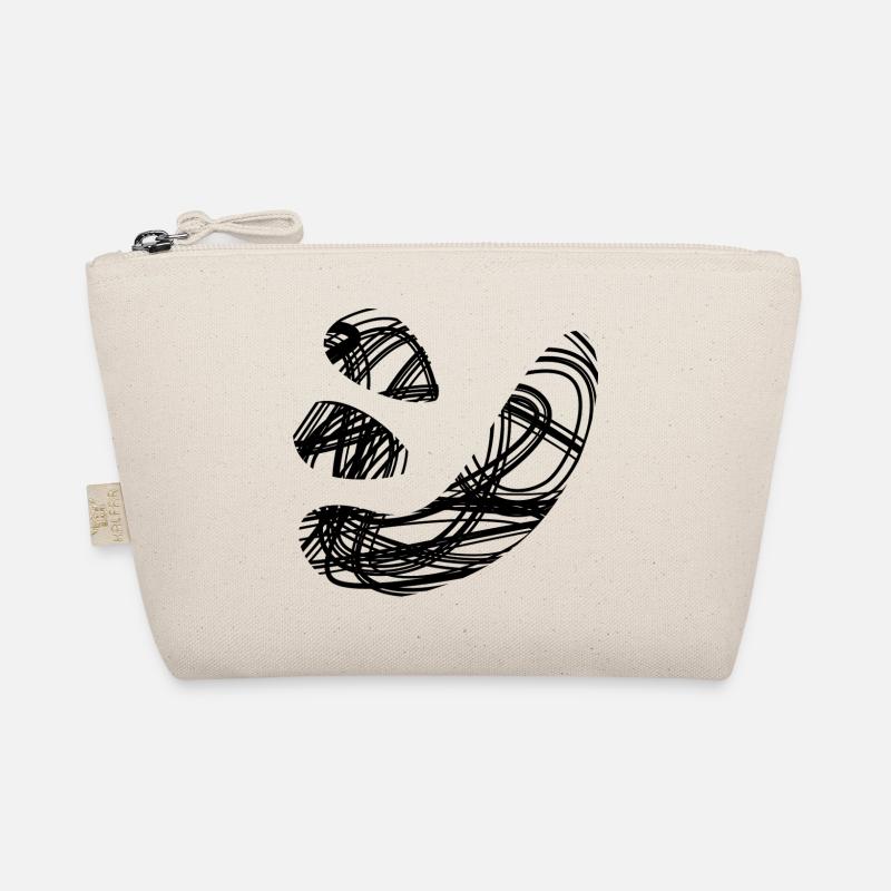 Japanese text 'シ' (shi) pattern Organic Pouch