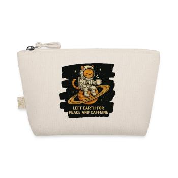 Funny Coffee Quotes - Organic Pouch - nature - Front