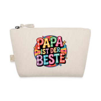 Dad Is The Best – Pop Art Color Game - Organic Pouch - nature - Front