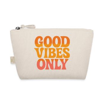GOOD-VIBES ONLY - Bio-Täschchen - Natur - Vorne