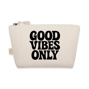 GOOD-VIBES ONLY - Bio-Täschchen - Natur - Vorne