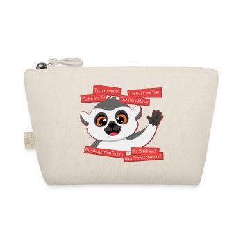 Panda Grüße: The Art of Tschau - Bio-Täschchen - Natur - Vorne