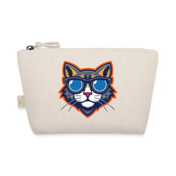Chat avec des lunettes de soleil Mascotte - Trousse biologique - nature - Devant