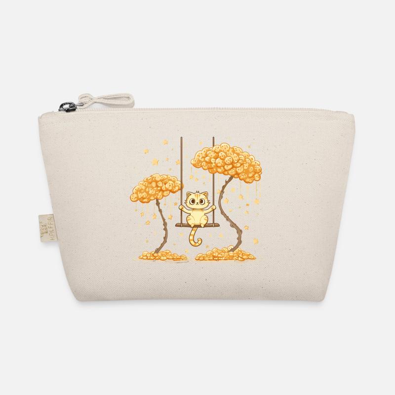 Cat acrobatics in the star forest Organic Pouch