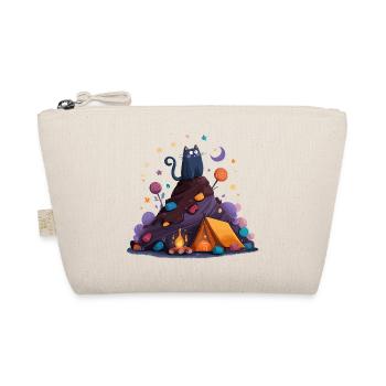 Cat camp at the volcano - Organic Pouch - nature - Front