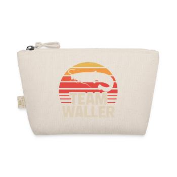 Wels Waller angeln Sportfischer Team Waller - Bio-Täschchen - Natur - Vorne