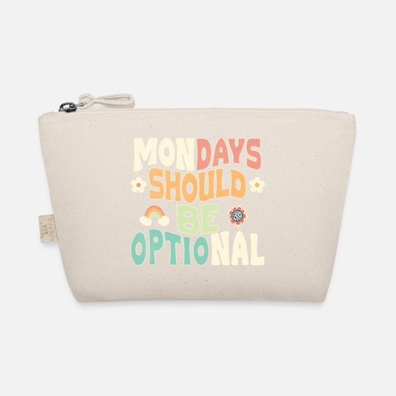 Mondays should be optional - Bio-Täschchen - Natur