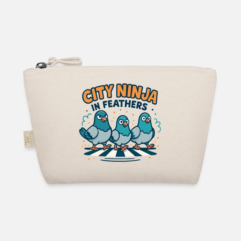 City Ninja in Feathers Organic Pouch