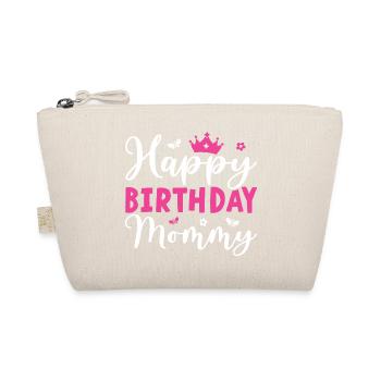 Herzlichen Glückwunsch zum Geburtstag Mama Cooler Kleinkind-Mama Geburtstag - Bio-Täschchen - Natur - Vorne