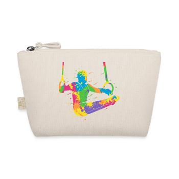 Turner Bunt Gymnastik Ringeturnen Jungen Turnen - Bio-Täschchen - Natur - Vorne