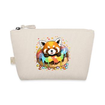 Roter Panda Kuchenzauber - Bio-Täschchen - Natur - Vorne