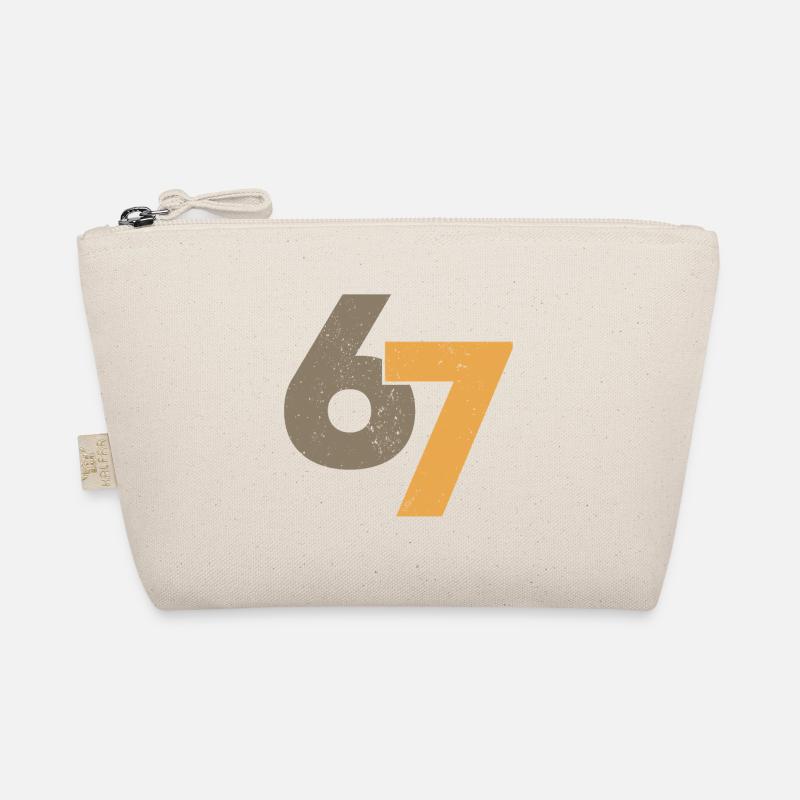 67 im Retro-Stil Bio-Täschchen