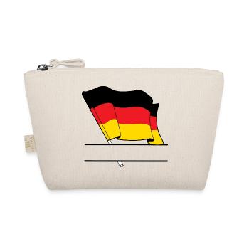 Germany Flag – Name Space - Organic Pouch - nature - Front