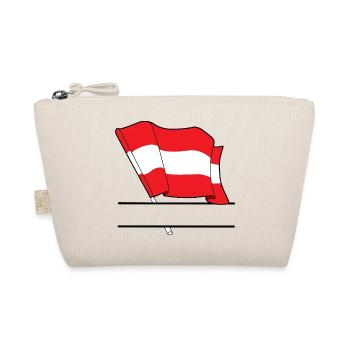 Österreichische Flagge – Namensraum - Bio-Täschchen - Natur - Vorne