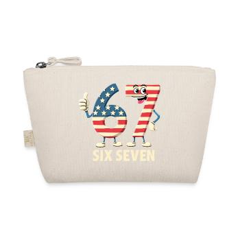US Flag 67 Memes Six Seven - Organic Pouch - nature - Front