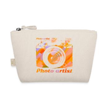 Camera in bright colors - Organic Pouch - nature - Front