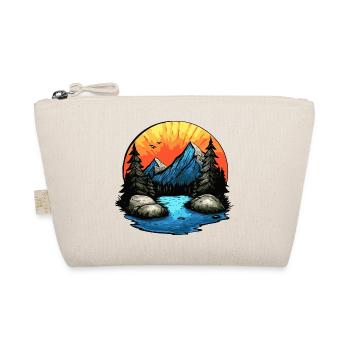 Mountains Landscape Outdoor - Organic Pouch - nature - Front