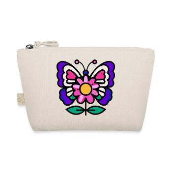 Papillon sur fleur - Trousse biologique - nature - Devant