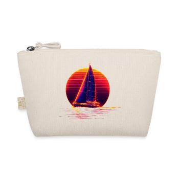 Retro Sailing - Organic Pouch - nature - Front