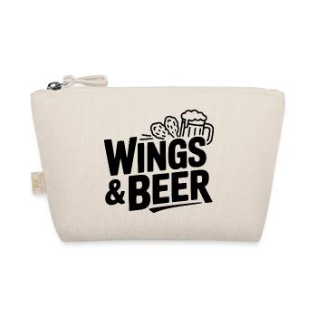 Wings and Beer - Organic Pouch - nature - Front