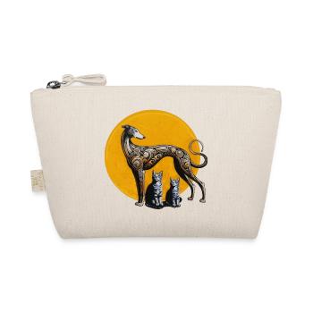 Galgo & Cats Street Art - Rough - Organic Pouch - nature - Front