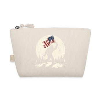 Bigfoot Lune Bigfoot patriotique drôle pour le 4e anniversaire - Trousse biologique - nature - Devant