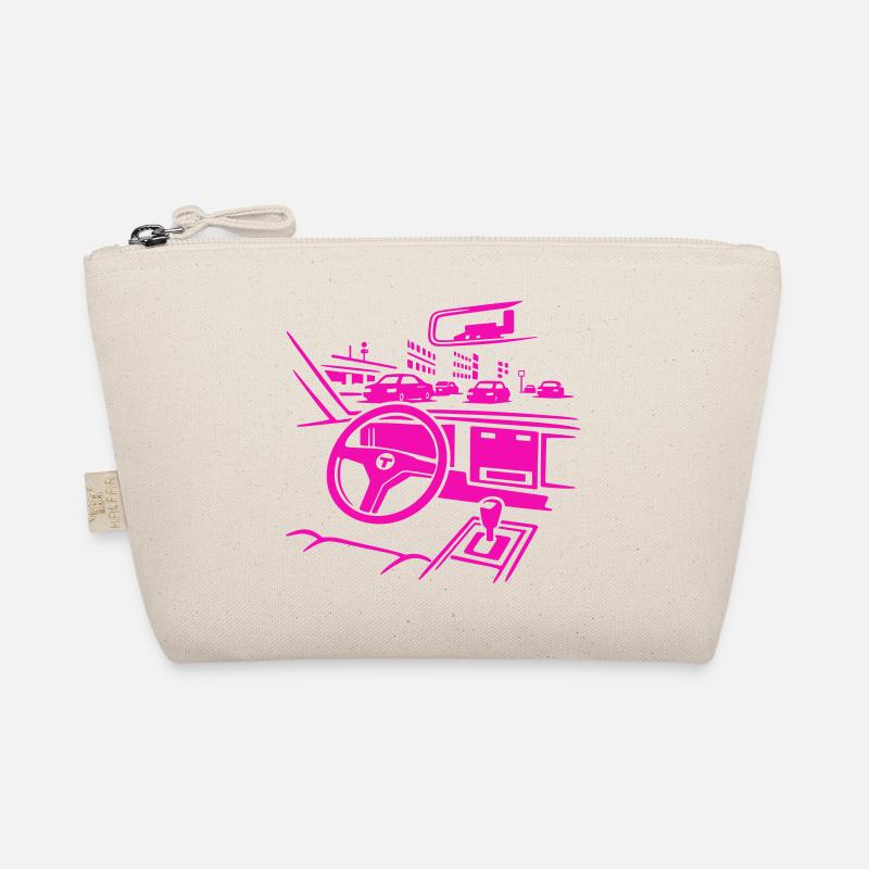 Neon Car Cockpit Organic Pouch
