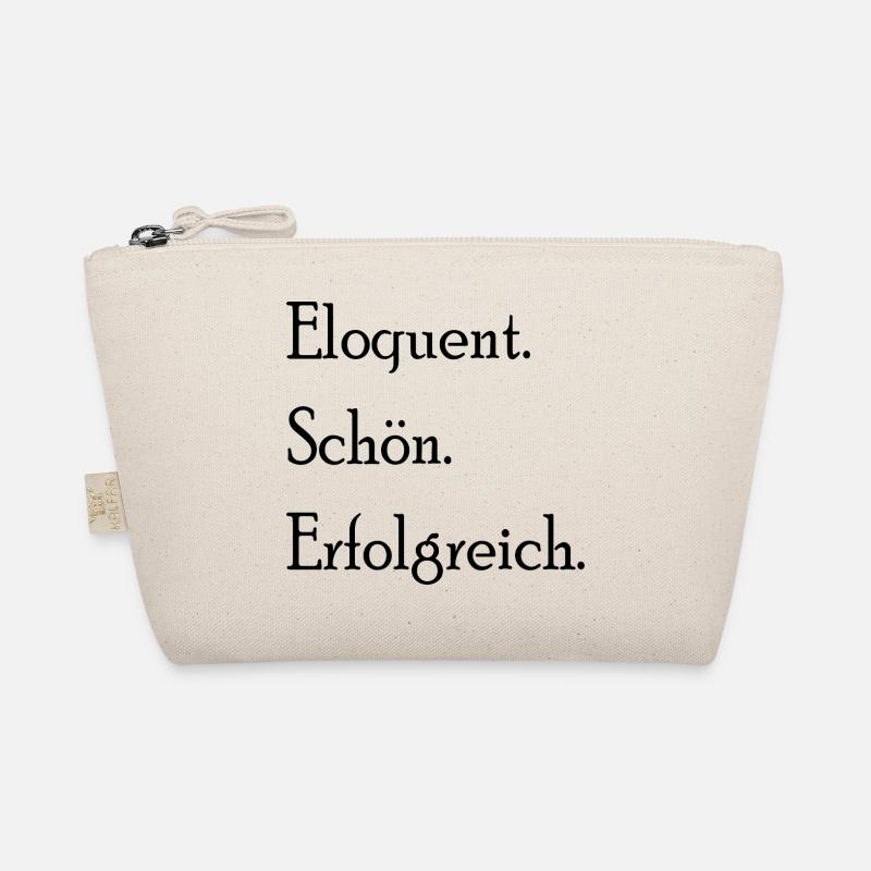 Éloquent. Sympa. Avec succès. Déclaration Trousse biologique