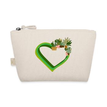 Pflanzenliebhaber Liebe Pflanzen Sukkulente Blume - Bio-Täschchen - Natur - Vorne