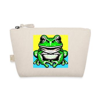 Frosch - Bio-Täschchen - Natur - Vorne