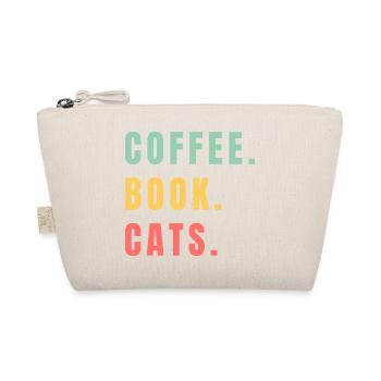 CHATS DU LIVRE CAFÉ - Trousse biologique - nature - Devant
