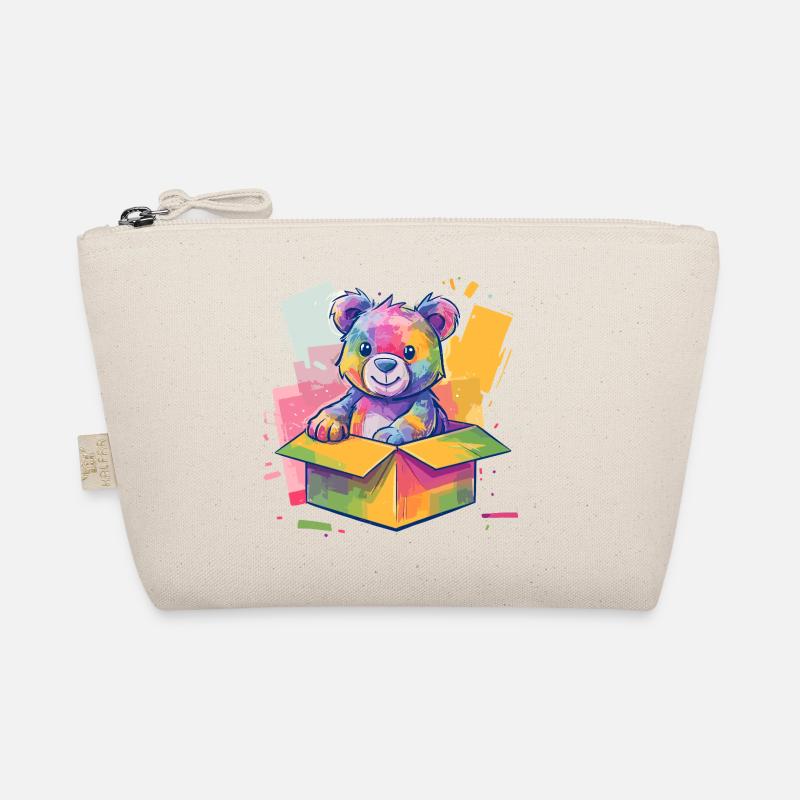 Rainbow Bear in a Box Organic Pouch