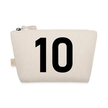 10. 10 YEARS. 10th ANNIVERSARY. 10 YEAR ANNIVERSARY. - Organic Pouch - nature - Front