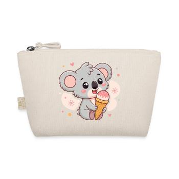 Eiskalte Koala-Kawaii-Sommer - Bio-Täschchen - Natur - Vorne