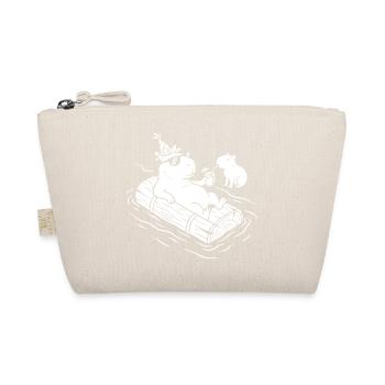 Capy Party on the Raft - Organic Pouch - nature - Front