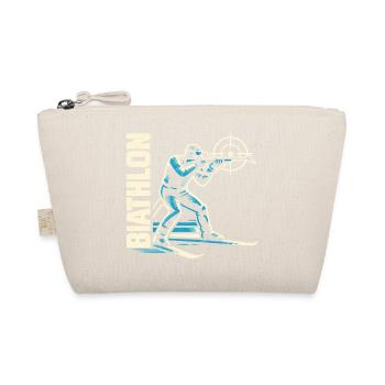 Biathlon Passion Liebhaber Geschenk - Bio-Täschchen - Natur - Vorne