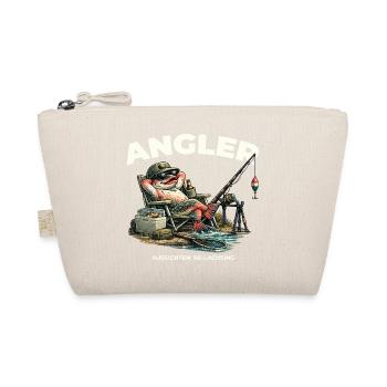 Angeln Re Lachs lustiger Spruch Angler Geschenk - Bio-Täschchen - Natur - Vorne