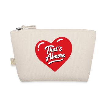 "That's AiMore" pun shirt with her - Organic Pouch - nature - Front