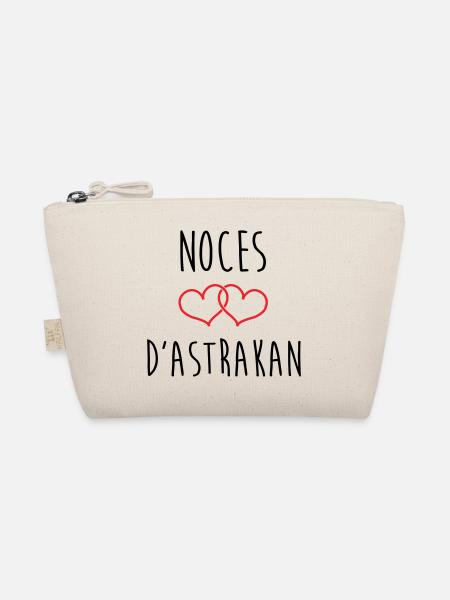 Wedding Anniversary - Astrakhan Wedding (64 years) - Organic Pouch - nature - Front