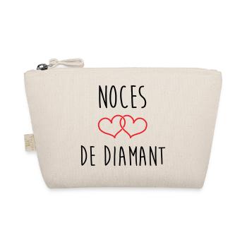 Anniversaire Mariage - Noces de Diamant (60 ans) - Trousse biologique - nature - Devant