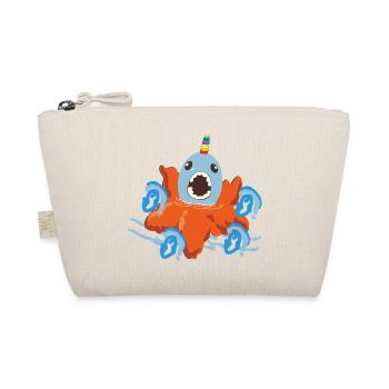 Einhorn Fisch - Bio-Täschchen - Natur - Vorne