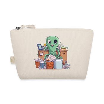 Alien Office Hero Recycling Chaos - Organic Pouch - nature - Front