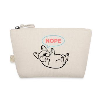 Frenchie Dog Nope Comic Coloré - Trousse biologique - nature - Devant