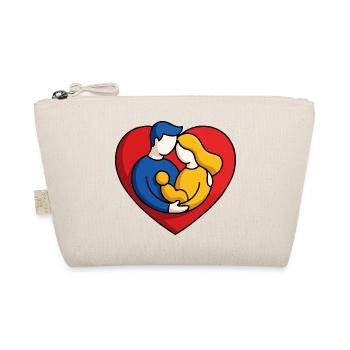 Heartwarming Family Hug - Organic Pouch - nature - Front