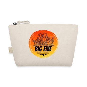 Big Five of Africa Safari Vintage Souvenir - Organic Pouch - nature - Front