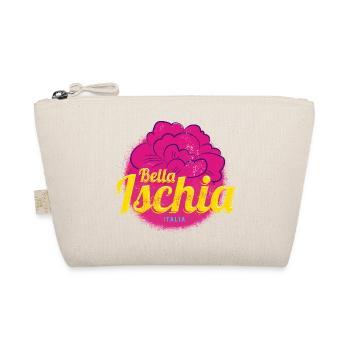 Ischia Oleander Italy Island Vintage Souvenir - Organic Pouch - nature - Front