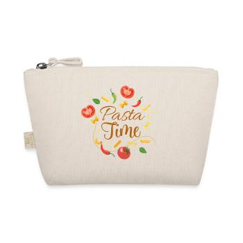 Pasta Time – Funny Italian Food & Pasta Lover Desi - Organic Pouch - nature - Front